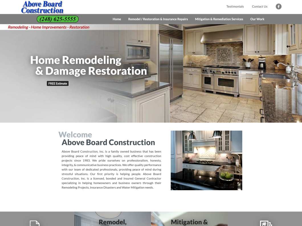 Above Board Construction