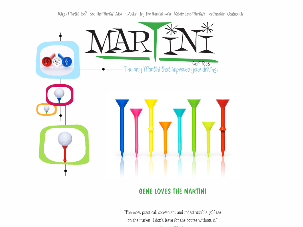Martini Golf Tees